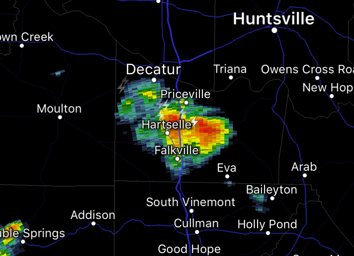 Significant Weather Advisory For Southwestern Morgan County Until 7:15