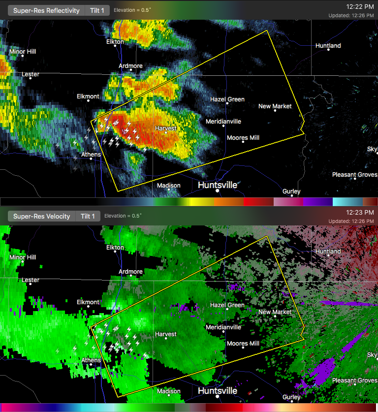 Severe Thunderstorm Warning Issued For Parts Of Limestone, Madison