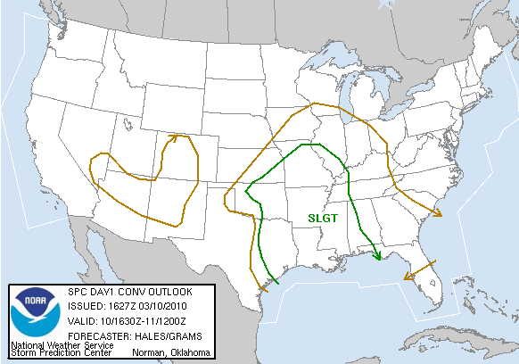 New Severe Weather Outlook Includes Western Alabama