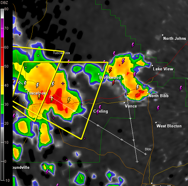Tuscaloosa Co. Warning Extended Toward Coaling The Alabama Weather Blog