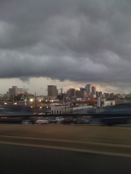 downtown storm
