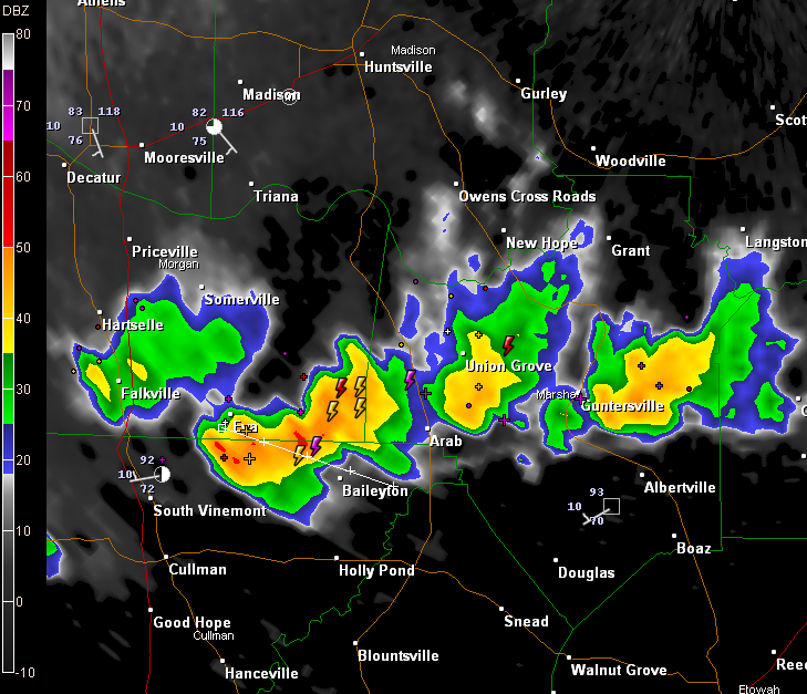 Impressive Quick Rains at KHSV