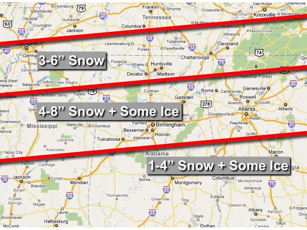 Snow/Ice Threat Sunday/Monday