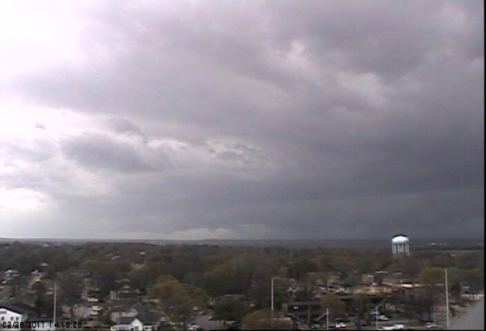 Ominous Clouds Moving Into Tuscaloosa