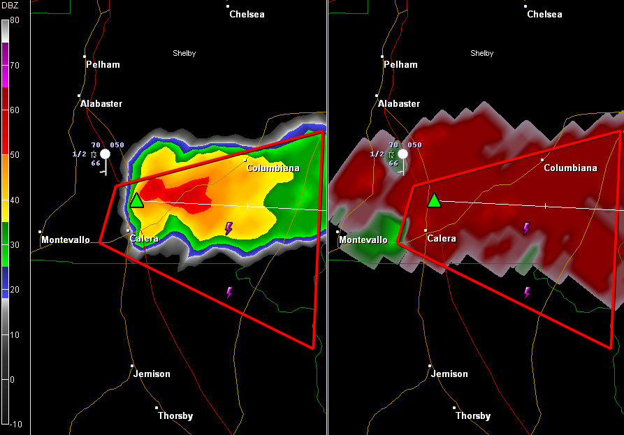 Dangerous Storm East of Calera The Alabama Weather Blog