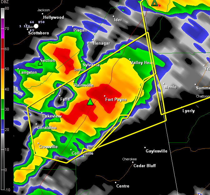 Severe Thunderstorm Warning: Northern Cherokee