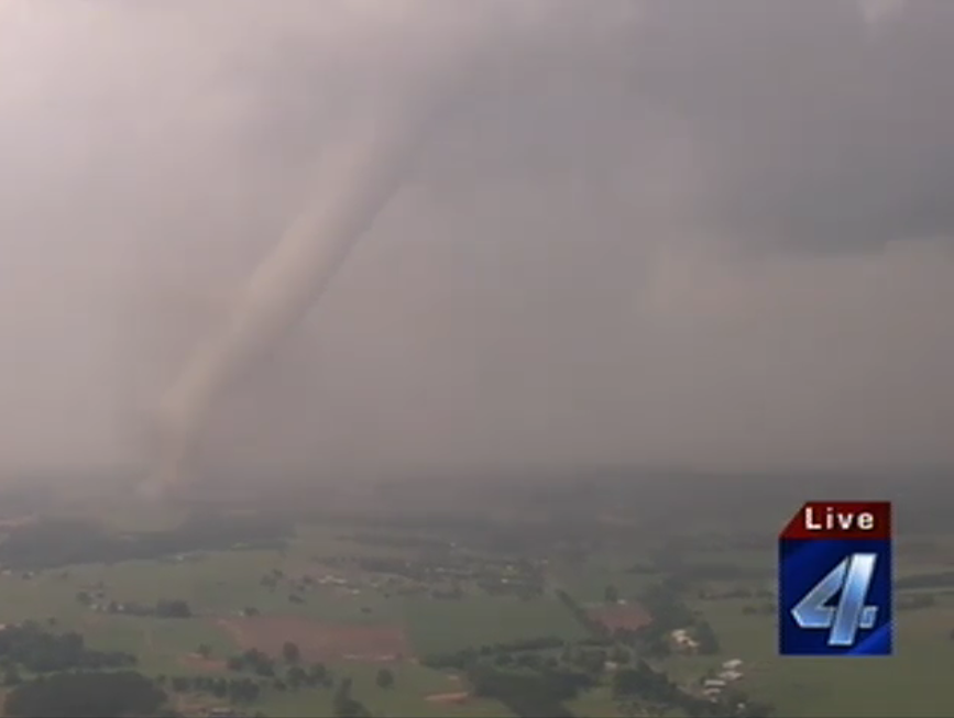 Tornado Nearing Washington, OK