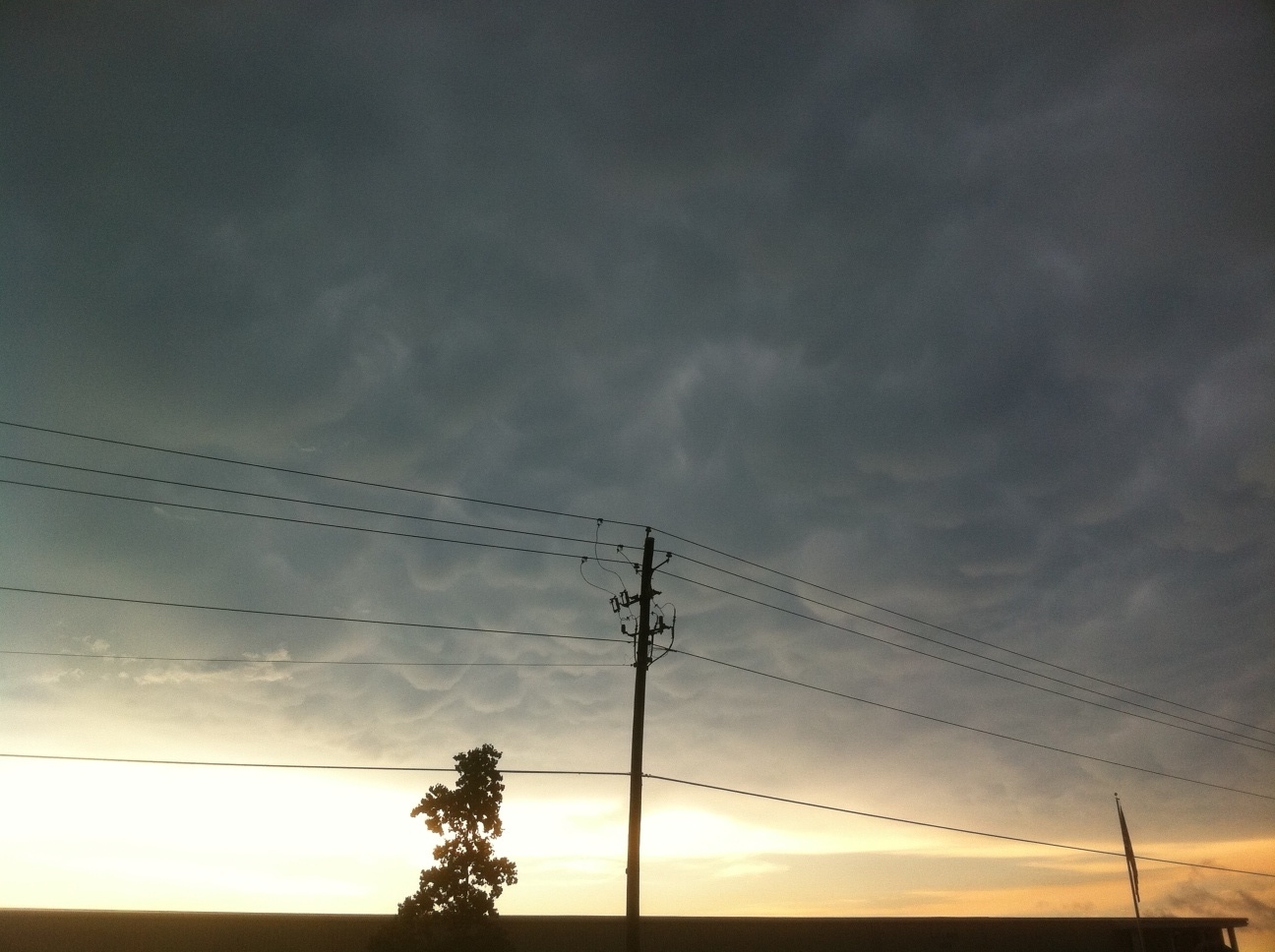 Beautiful Mammatus Clouds The Alabama Weather Blog
