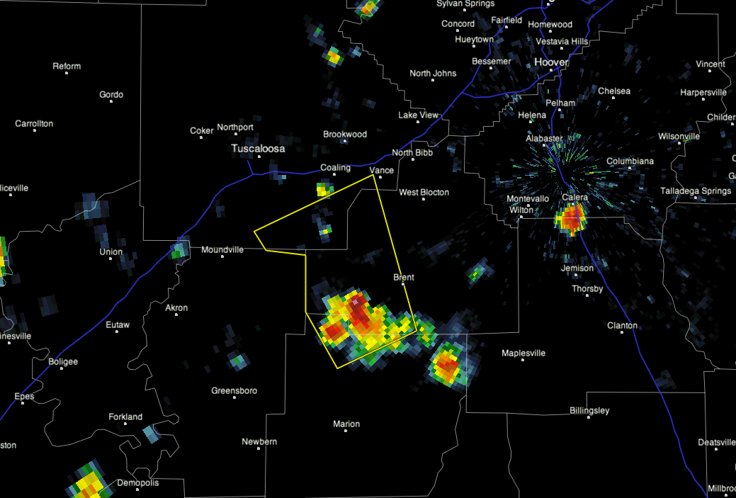 Isolated Strong Storm West Of Brent The Alabama Weather Blog