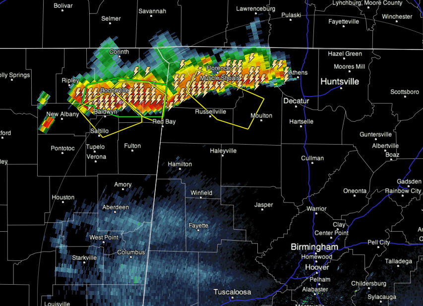 Big Storms Over Northwest Alabama