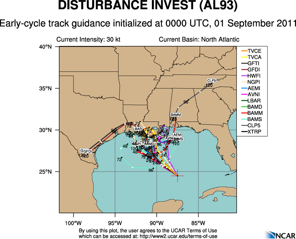 Heavy Rain Threat For The Gulf Coast