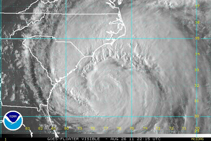 5 PM Irene Hurricane Advisory
