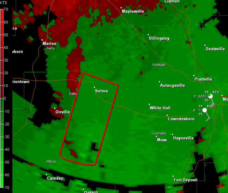 Tornado Warning for Selma The Alabama Weather Blog