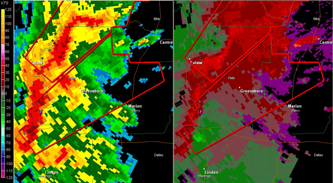Tornado Warning Greene, Hale, Marengo, Perry Counties The Alabama