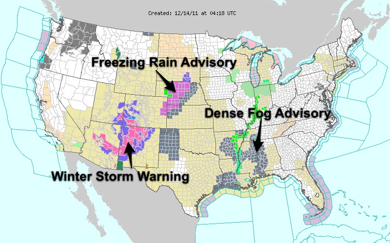 Dense Fog Possible Overnight