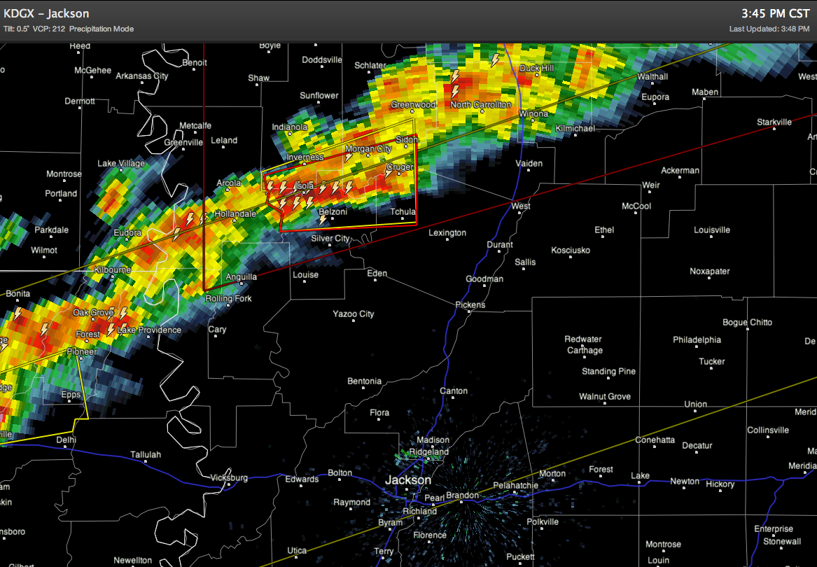 First MS Tornado Warning