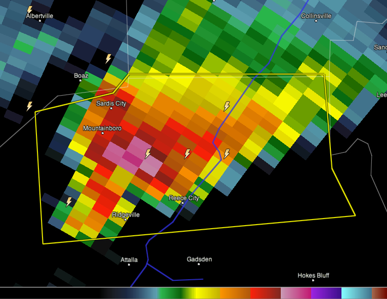 Severe Thunderstorm Warning Cherokee/Etowah The Alabama Weather Blog