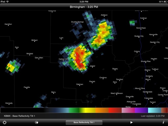 Strong Storm In Walker County