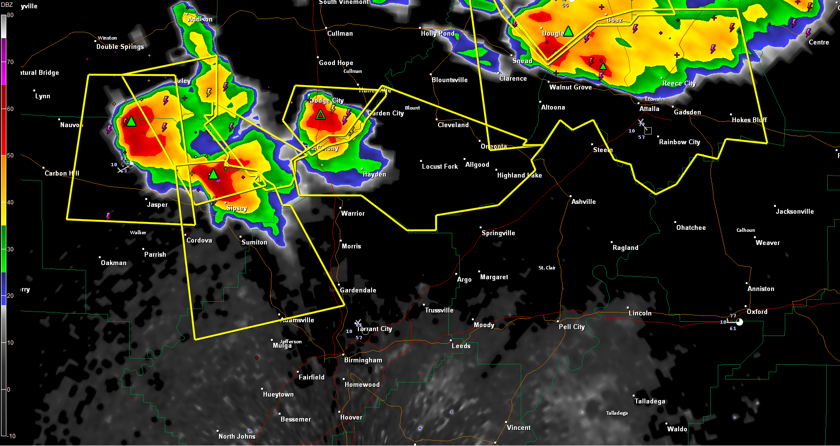 Severe Thunderstorm Warning Jefferson/Walker The Alabama Weather Blog