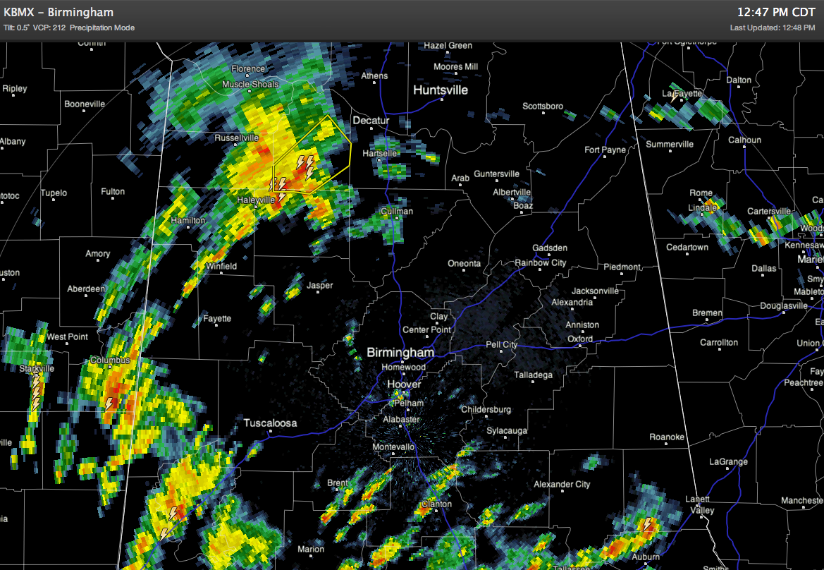 Storms Increase : The Alabama Weather Blog