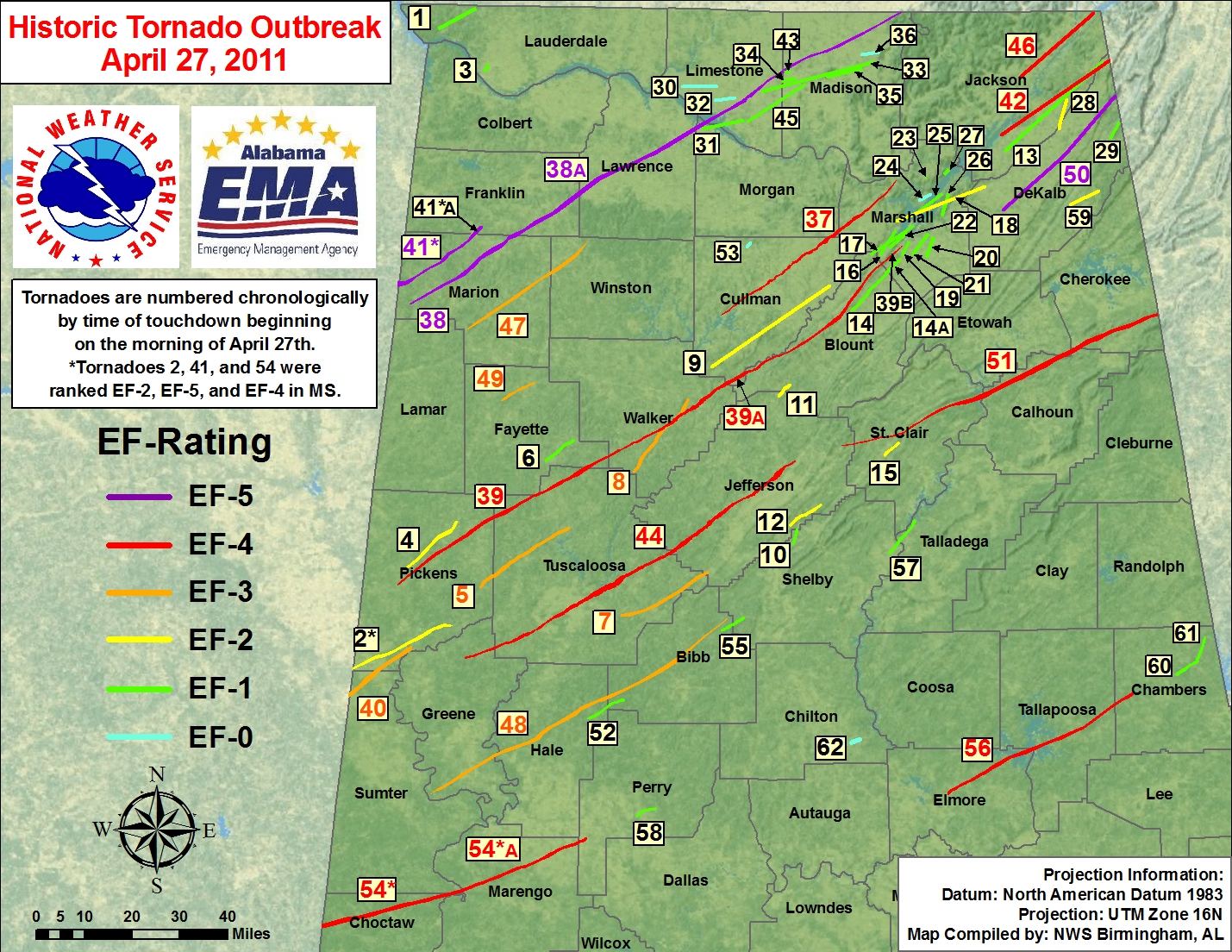NWS Webinar on 4/27 Tornadoes in Alabama Thursday Evening