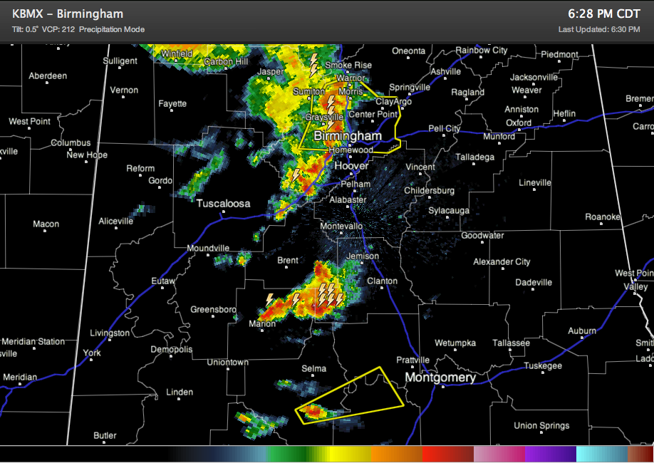 Severe Thunderstorm Warning Autauga, Dallas, Lowndes The Alabama