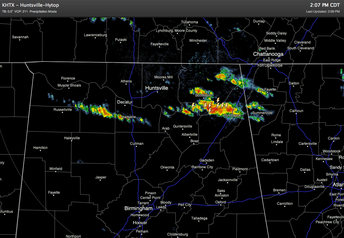 Storms Over The Tennessee Valley