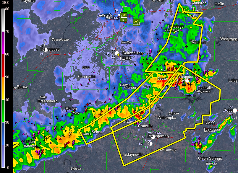Severe Thunderstorm Warning Autauga/Coosa/Elmore/Lowndes/Montgomery