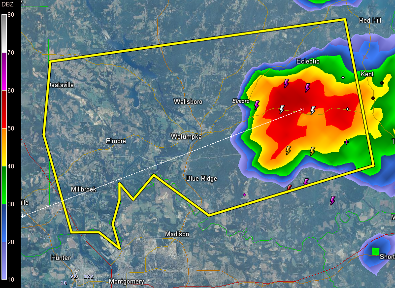 Severe Thunderstorm Warning Elmore County The Alabama Weather Blog