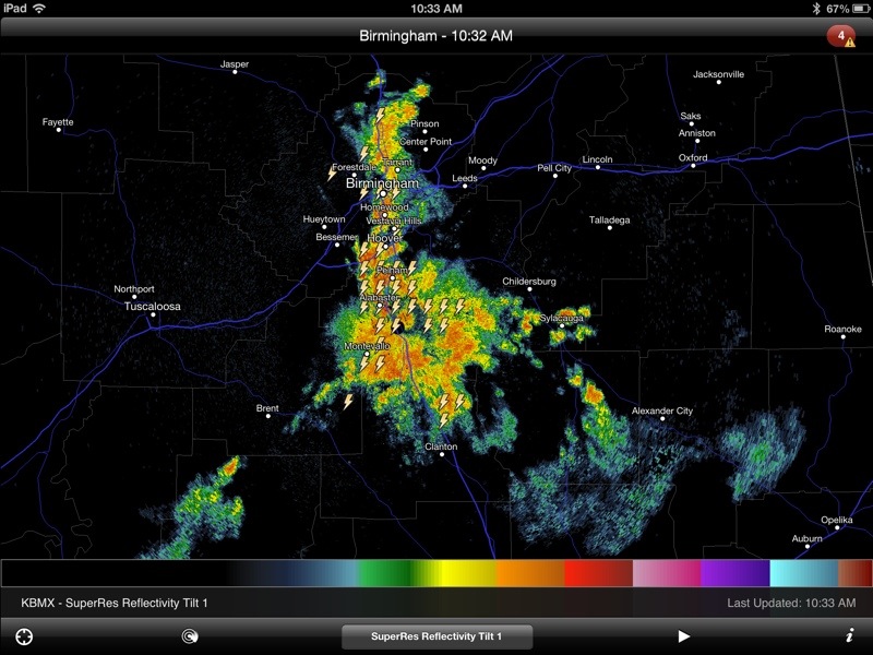 Flooding Developing In The B’ham Metro