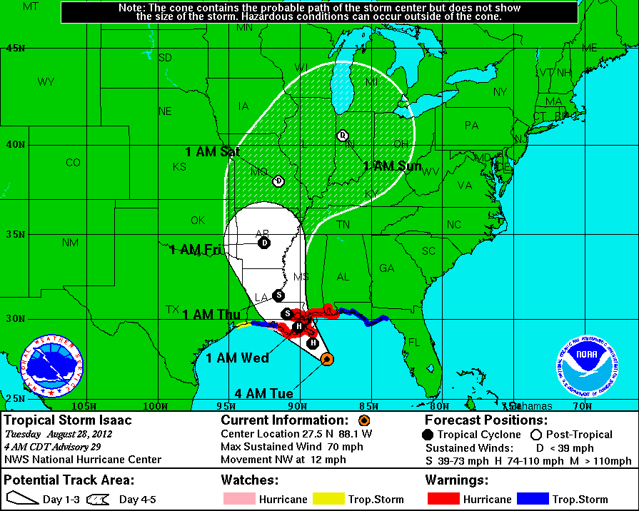 Isaac Still A Tropical Storm