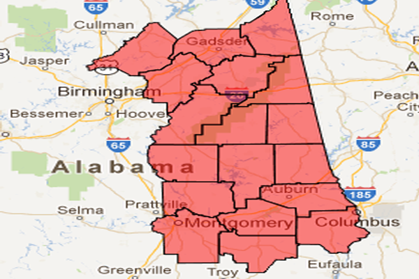 Tornado Watch until 8PM for East Alabama