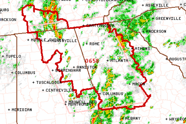 Tornado Watch Continues for East Alabama until 8PM