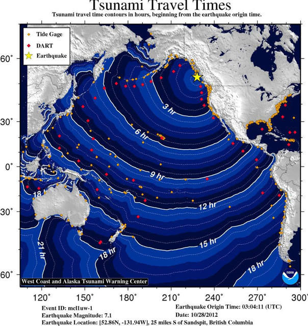 Tsunami Warning for West Coast