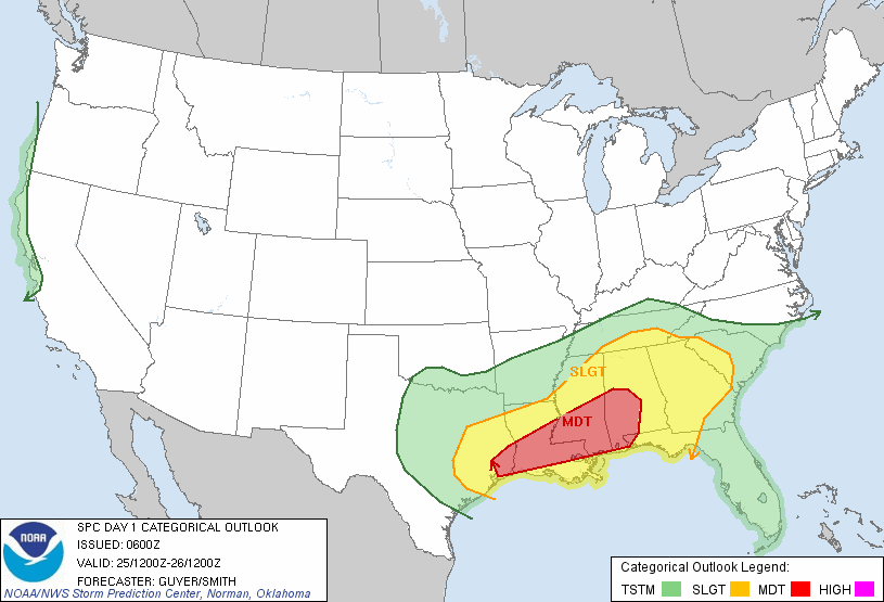 Dangerous Severe Weather Threat Later Today/Tonight
