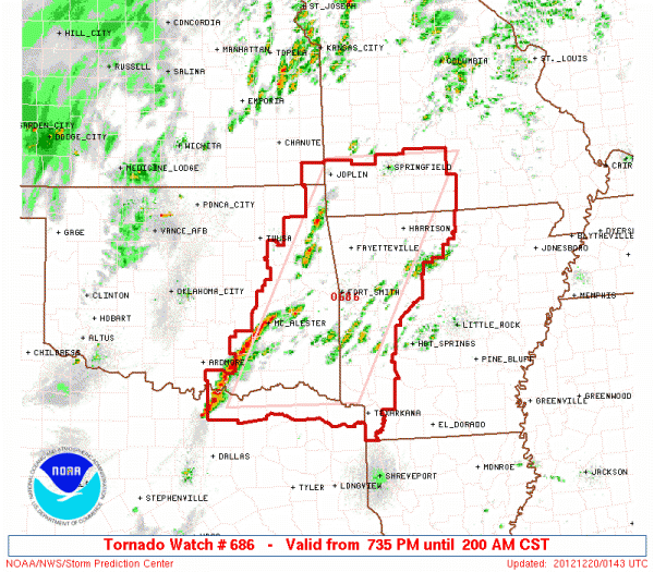 Tornado Watch To The West The Alabama Weather Blog