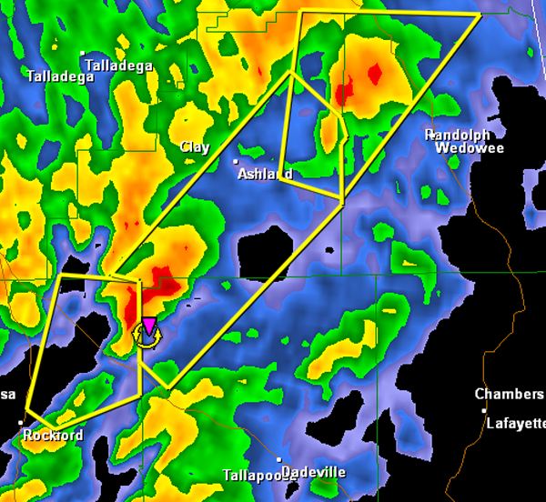 Severe Thunderstorm Warning Clay/Tallapoosa until 1130 AM The Alabama Weather Blog