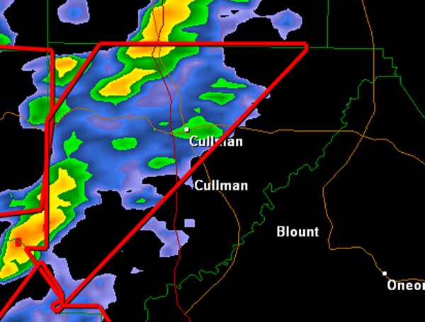 Tornado Warning : Cullman County until 6:30 AM