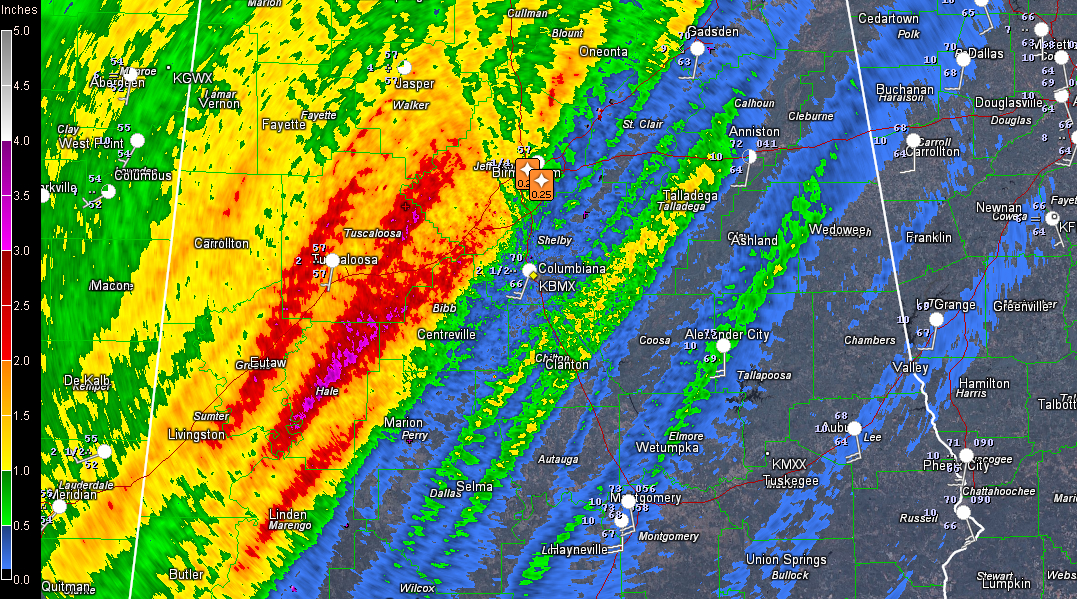 Flood Advisory for Birmingham Metro