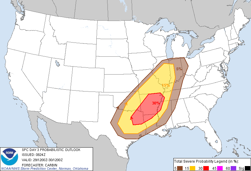 Tuesday Night/Wednesday Severe Weather Threat