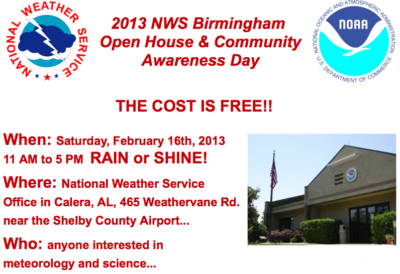 NWS Open House This Saturday!