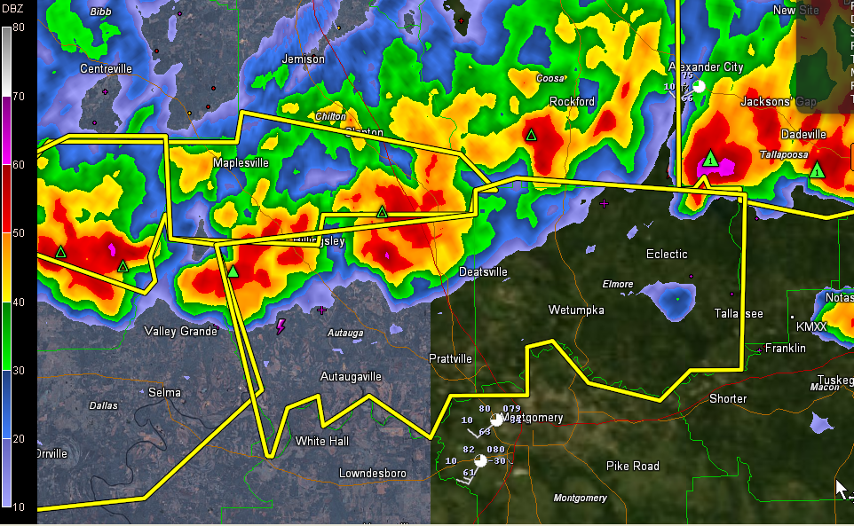 Severe Thunderstorm Warning Autauga and Elmore Counties The Alabama