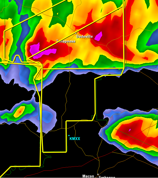 Severe Thunderstorm Warning Tallapoosa County until 545 PM The