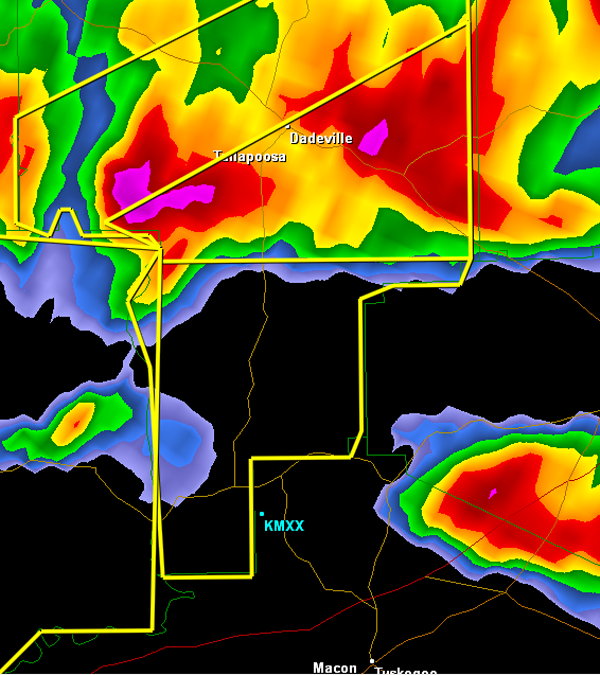 Severe Thunderstorm Warning Tallapoosa County until 5:45 PM
