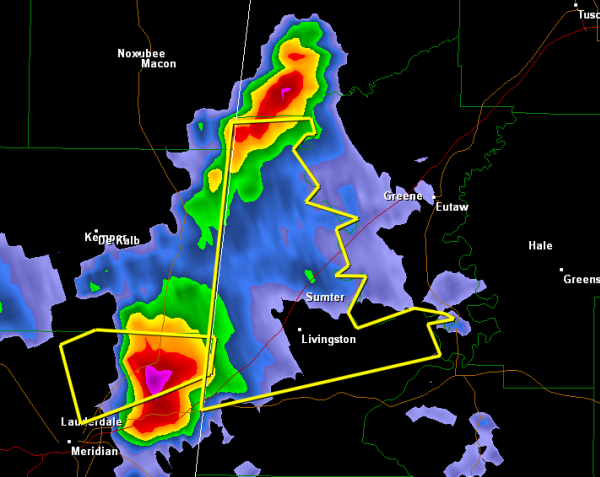 Severe Thunderstorm Warning Sumter County until 7:15 PM