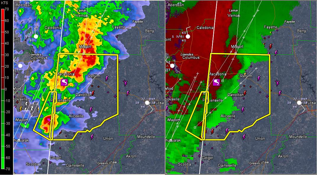 Severe Thunderstorm Warning Pickens County until 2:15 PM