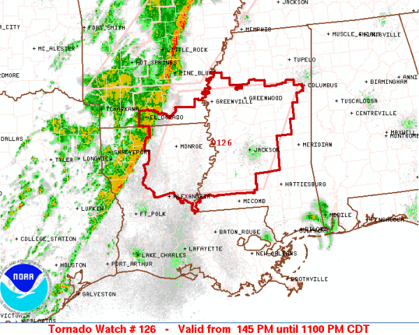 Tornado Watch Just to Our West