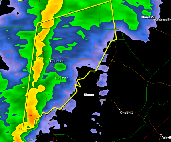 Severe Thunderstorm Warning Cullman County until 2:30 AM