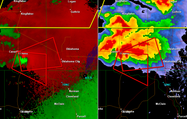 Tornado EMERGENCY issued for OKC Metro