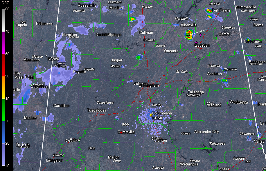 Showers/Storms Developing
